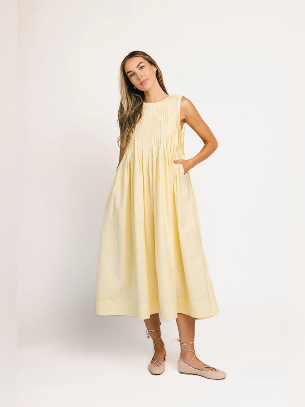 heidi dress // butter yellow *zoco exclusive